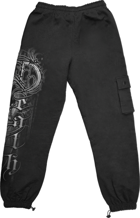 Bas de survêtement  de Spiral - Death Forever - Jogging Cargo Décontracté - S à XXL - pour Homme - noir - Spiral - View 2