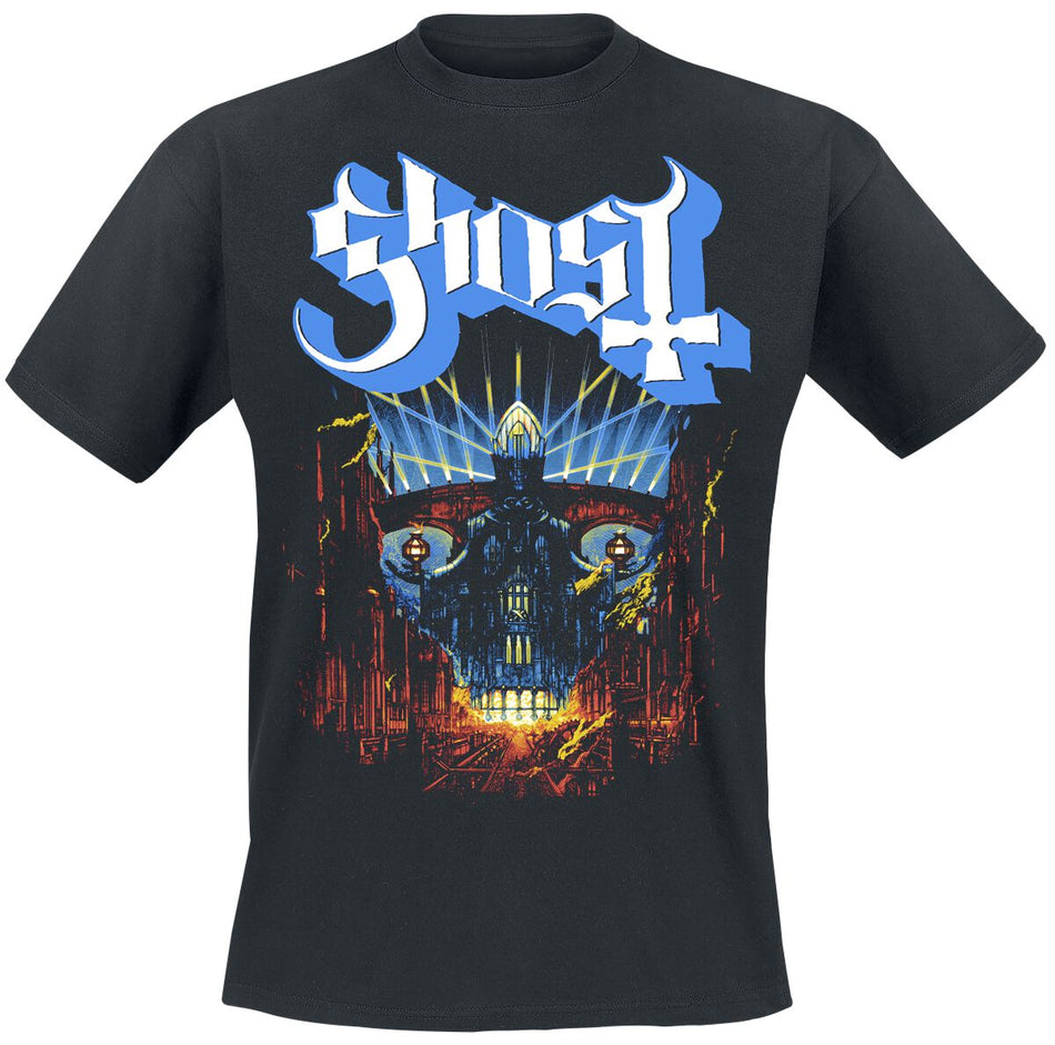 T-Shirt Manches courtes  de Ghost - Vintage Style Meliora - S à 5XL - pour Homme - noir - Ghost