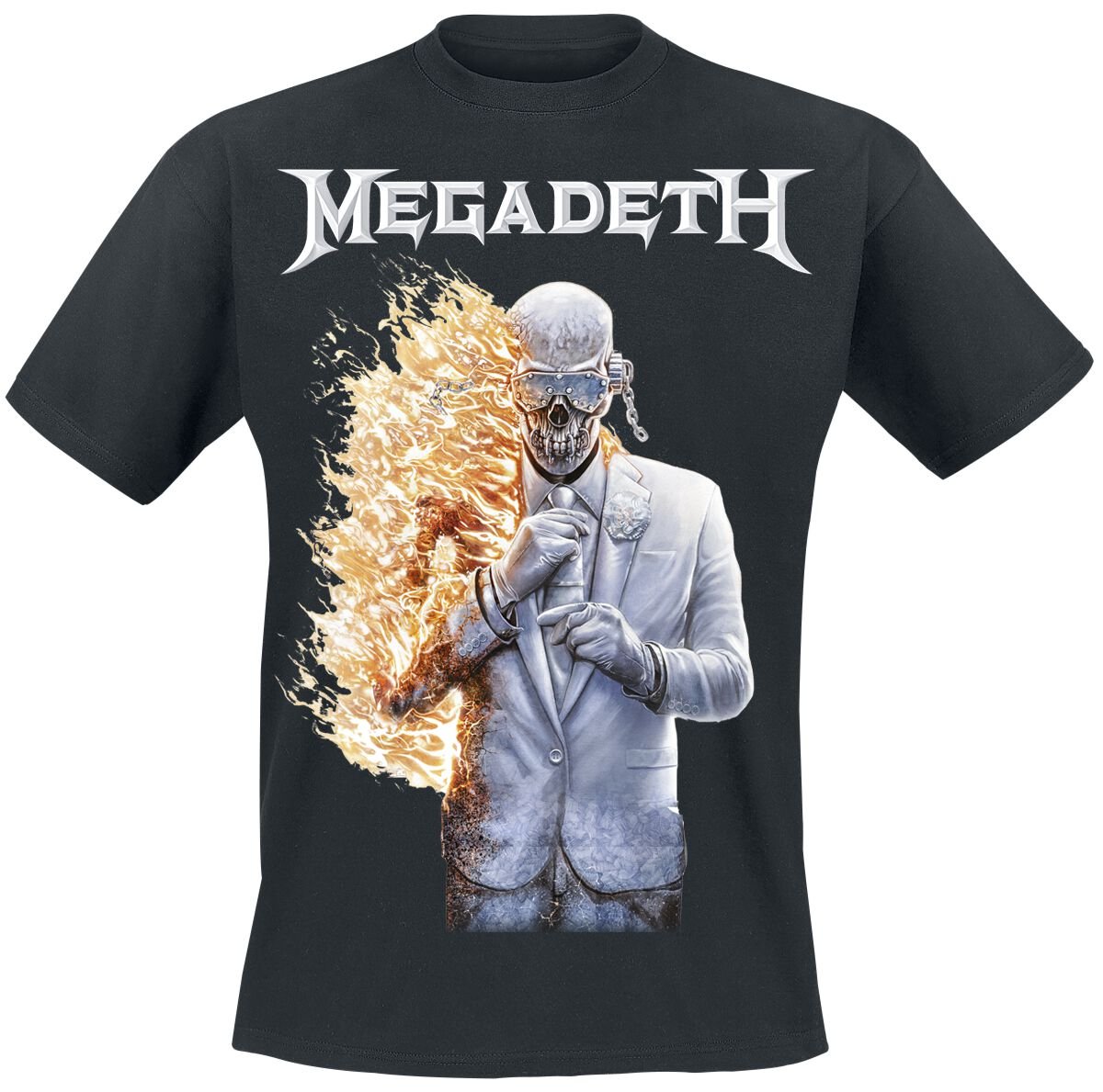 T-Shirt Manches courtes  de Megadeth - Album 17 Cover - S à 5XL - pour Homme - noir - Megadeth