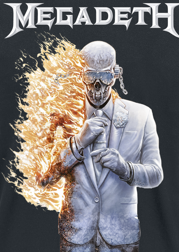 T-Shirt Manches courtes  de Megadeth - Album 17 Cover - S à 5XL - pour Homme - noir - Megadeth - View 2