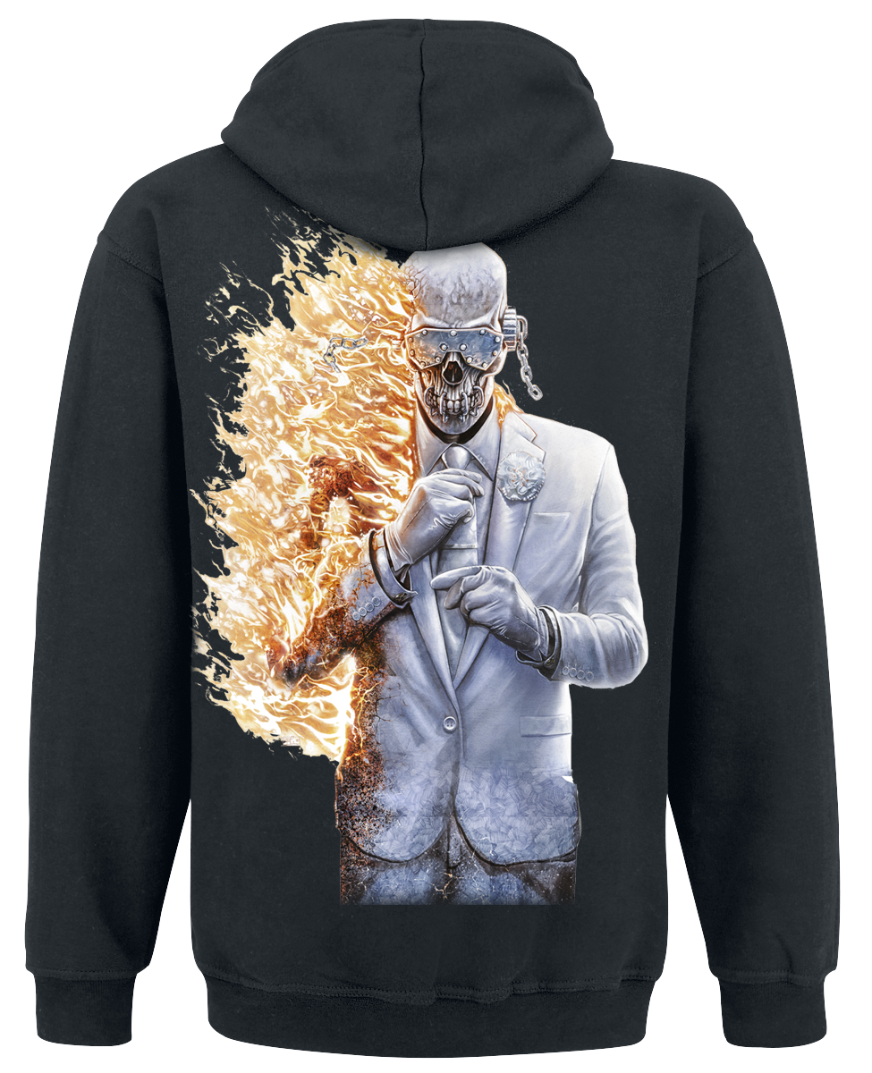 Sweat-shirt à capuche  de Megadeth - Album 17 Cover - S à 3XL - pour Homme - noir - Megadeth - View 2