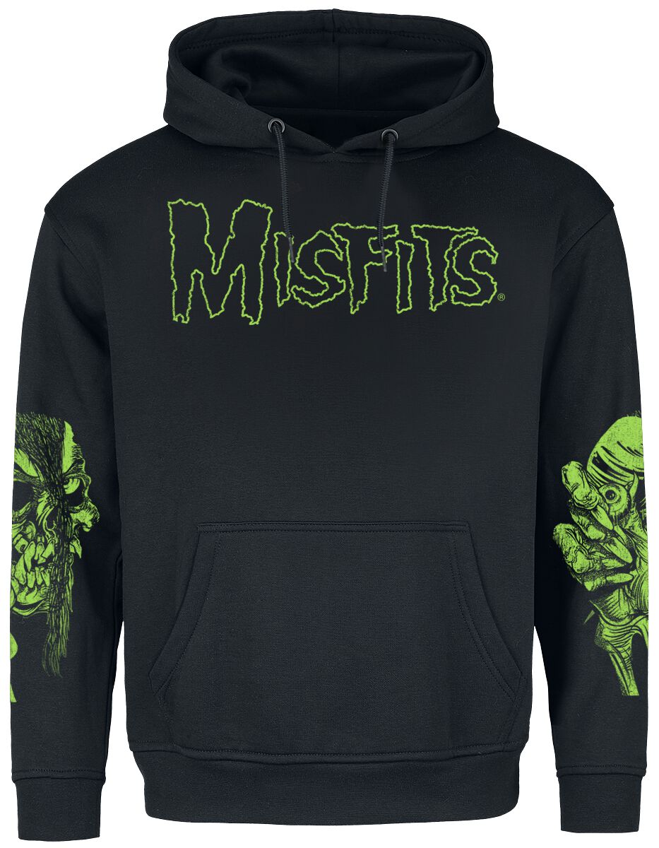 Sweat-shirt à capuche  de Misfits - DDD My Darling - S à 4XL - pour Homme - noir - Misfits