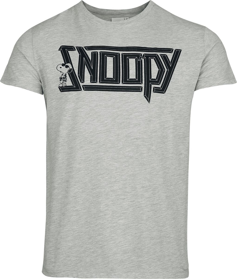 T-Shirt Manches courtes  de Snoopy - S à 3XL - pour Homme - gris - Snoopy