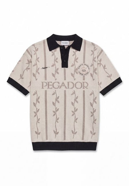 Polo  de Pegador - Kinsale Knit Trikot - S à XXL - pour Homme - crème - Pegador