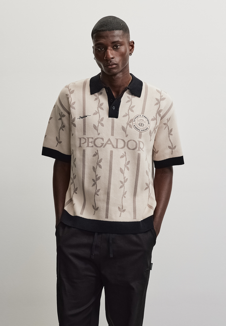Polo  de Pegador - Kinsale Knit Trikot - S à XXL - pour Homme - crème - Pegador - View 2