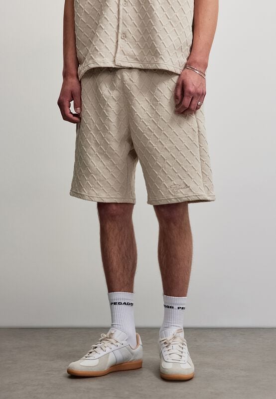 Short  de Pegador - Jovren Structured Shorts - S à XXL - pour Homme - crème - Pegador