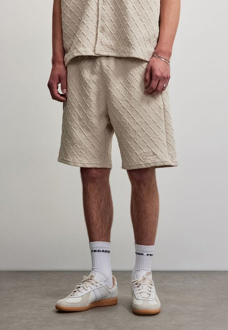Short  de Pegador - Jovren Structured Shorts - S à XXL - pour Homme - crème - Pegador