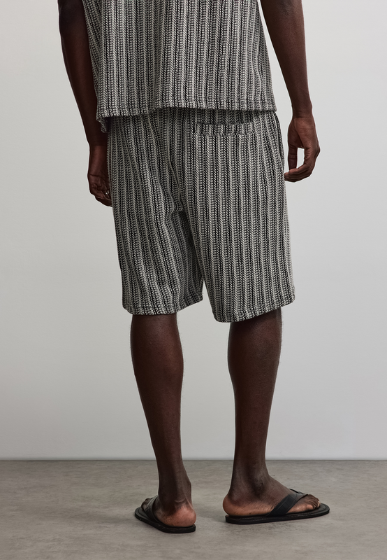 Short  de Pegador - Forno Structured Shorts - S à XL - pour Homme - noir/beige - Pegador - View 2