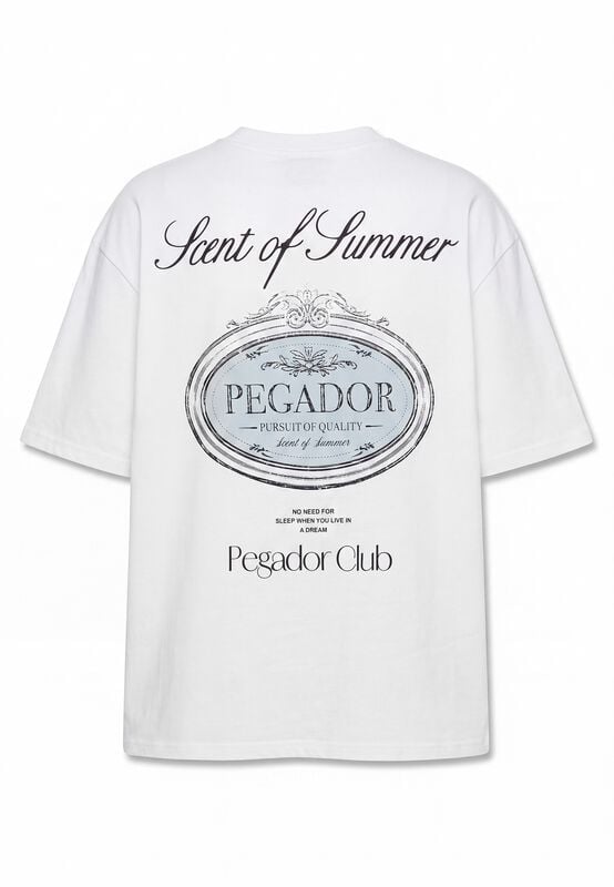 T-Shirt Oversize  de Pegador - Ramon Oversized Tee - S à XXL - pour Homme - blanc - Pegador