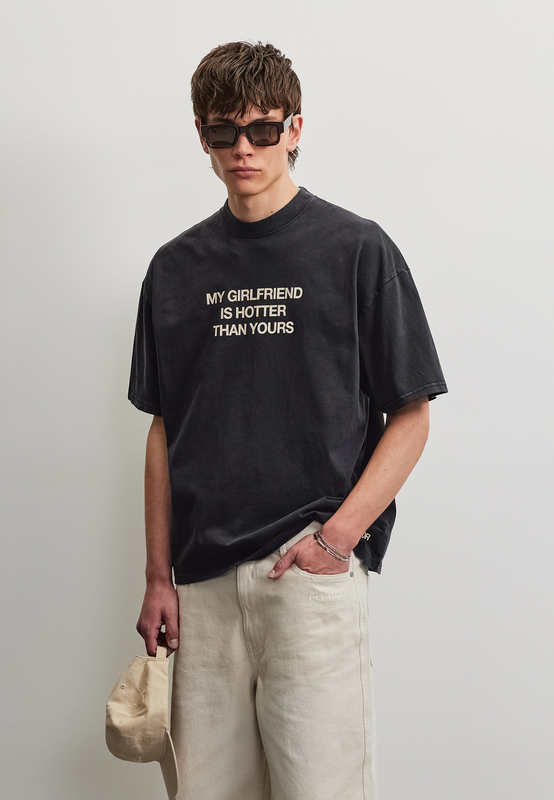 T-Shirt Oversize  de Pegador - Lobos Boxy Tee - S à XXL - pour Homme - noir - Pegador - View 2