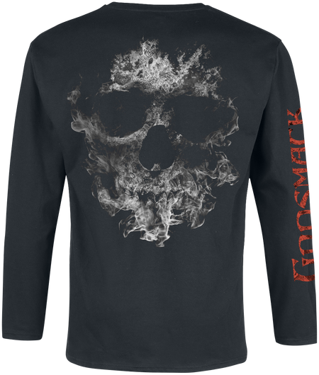 T-shirt manches longues  de Godsmack - Smoke Skull - S à 5XL - pour Homme - noir - Godsmack - View 2