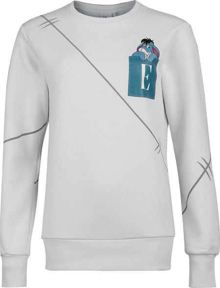 Sweat-shirt Disney de Winnie L'Ourson - Bourriquet - S à 3XL - pour Femme - blanc - Winnie L'Ourson