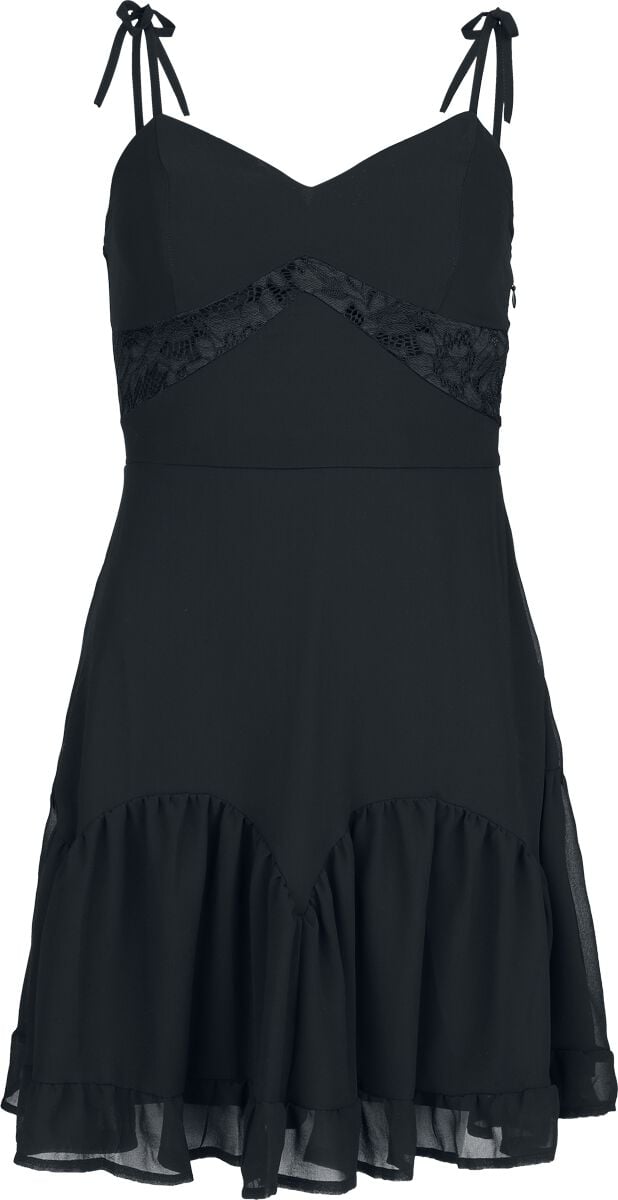 Robe courte Rockabilly de Jawbreaker - CHiffon - Robe Courte - XS à XL - pour Femme - noir - Jawbreaker