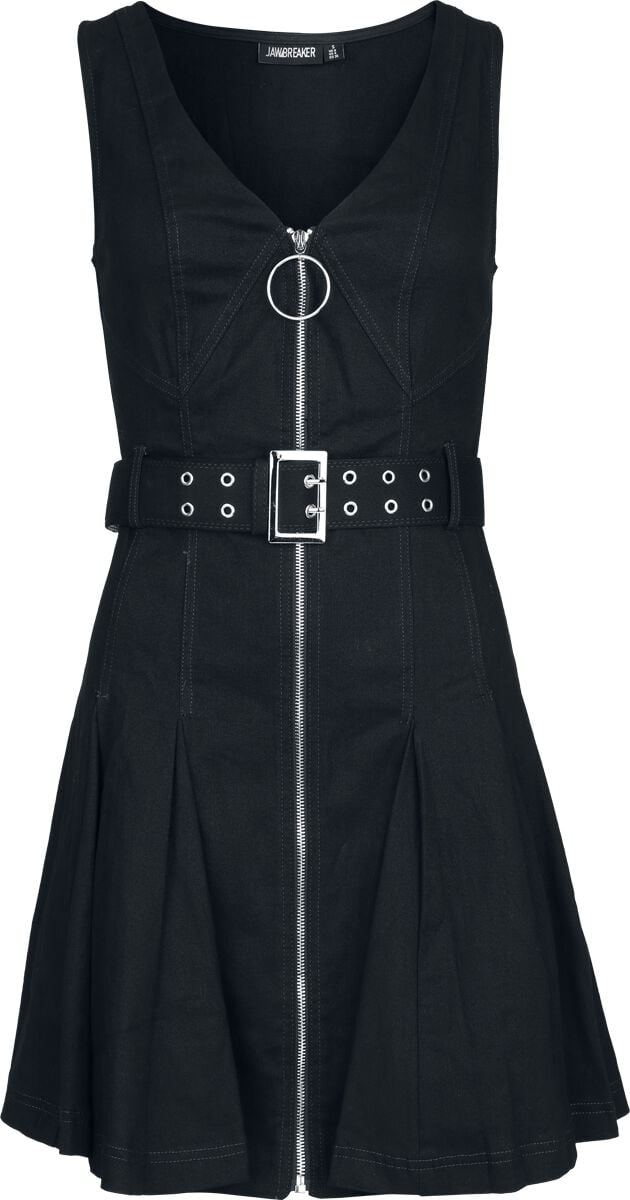 Robe courte Rockabilly de Jawbreaker - Robe Courte en Jean - S à L - pour Femme - noir - Jawbreaker