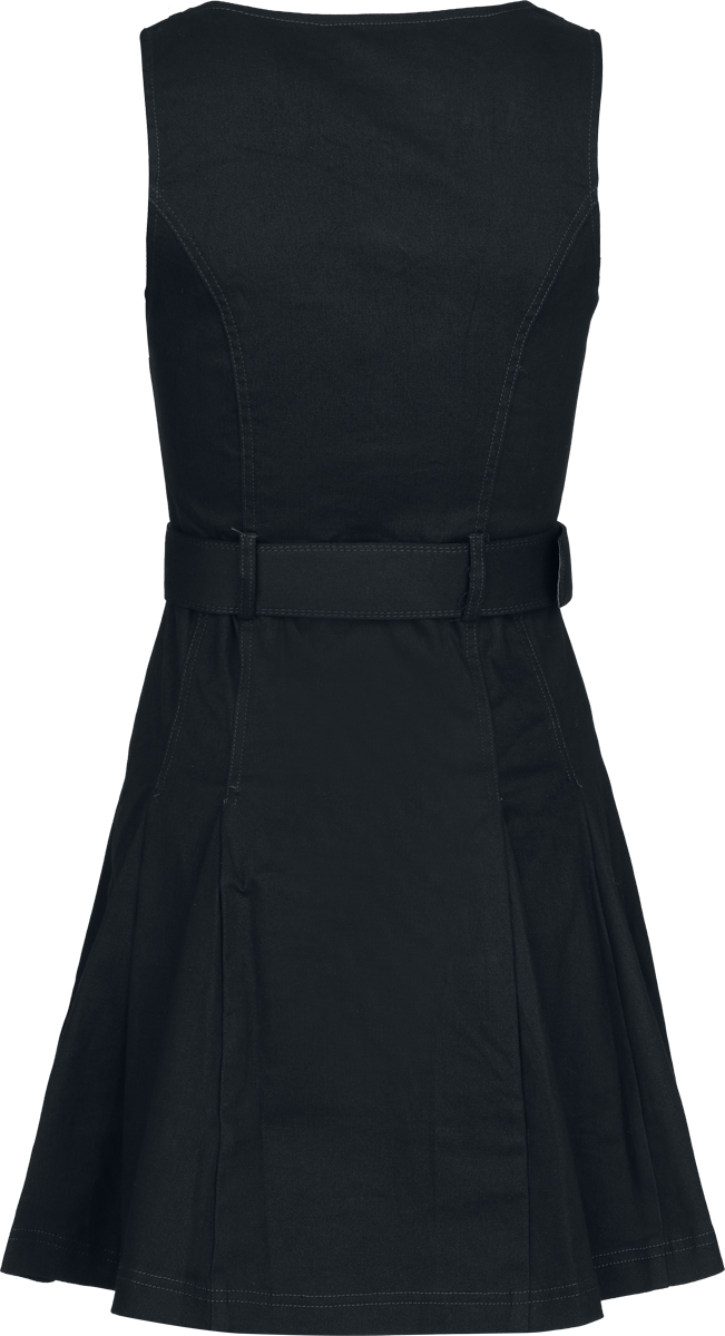 Robe courte Rockabilly de Jawbreaker - Robe Courte en Jean - S à 4XL - pour Femme - noir - Jawbreaker - View 2