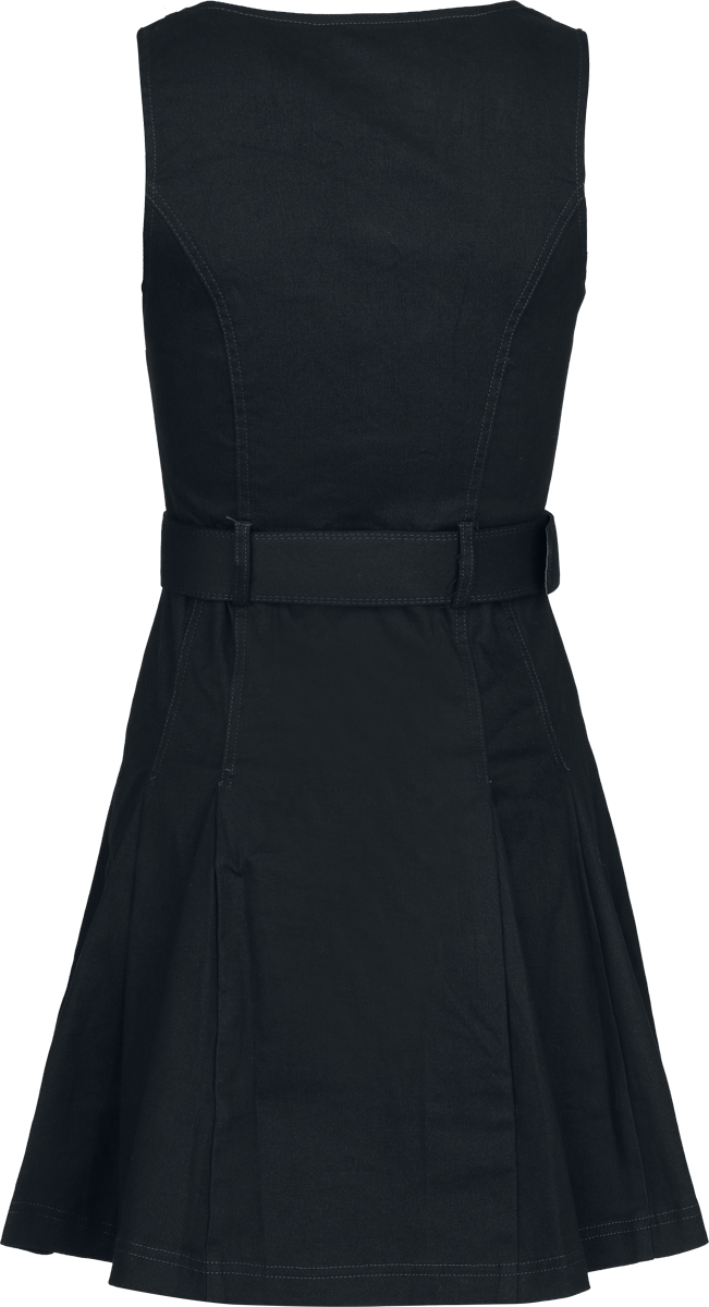 Robe courte Rockabilly de Jawbreaker - Robe Courte en Jean - S à 3XL - pour Femme - noir - Jawbreaker - View 2