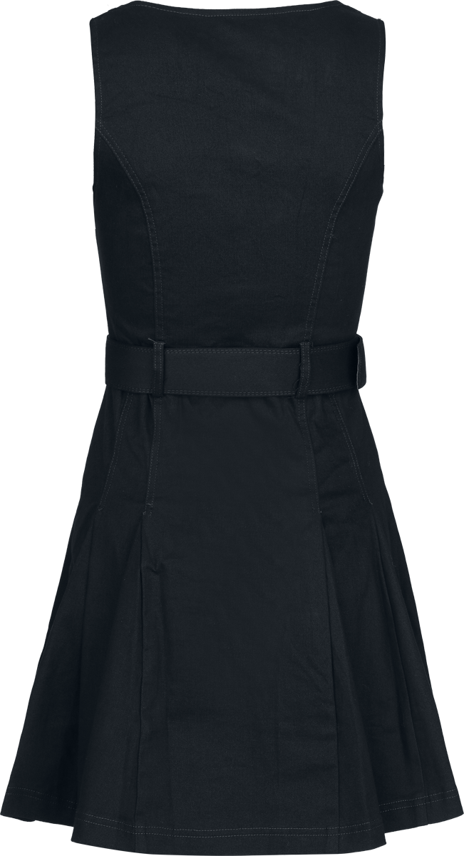 Robe courte Rockabilly de Jawbreaker - Robe Courte en Jean - S à L - pour Femme - noir - Jawbreaker - View 2