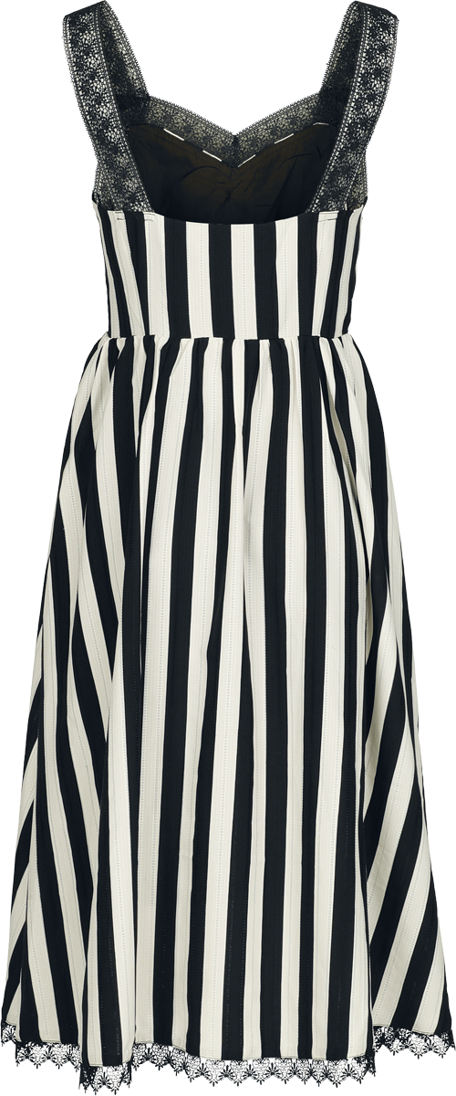 Robe longue Rockabilly de Jawbreaker - Robe d'été Rayée et Boutonnée - S à XXL - pour Femme - multicolore - Jawbreaker - View 2