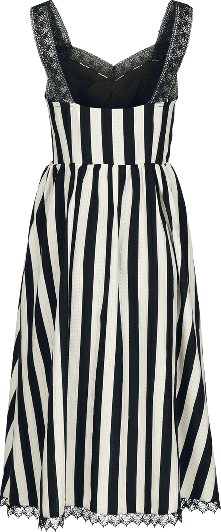 Robe longue Rockabilly de Jawbreaker - Robe d'été Rayée et Boutonnée - S à XXL - pour Femme - multicolore - Jawbreaker - View 2