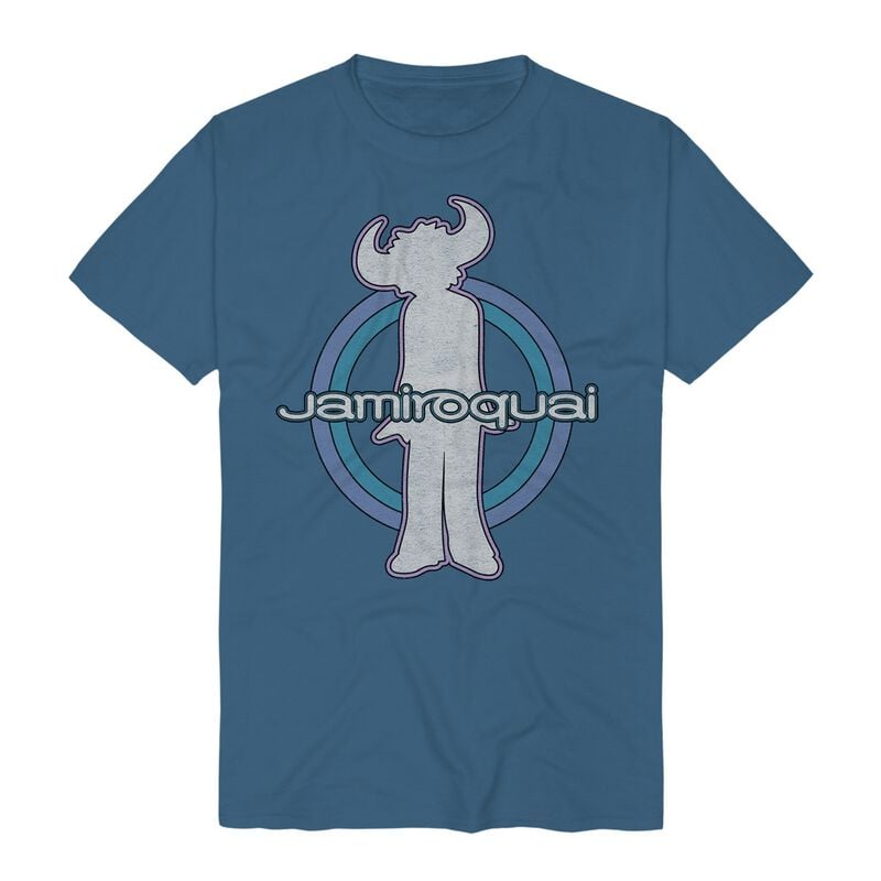T-Shirt Manches courtes  de Jamiroquai - Buffalo Circles - S à 3XL - pour Homme - bleu - Jamiroquai