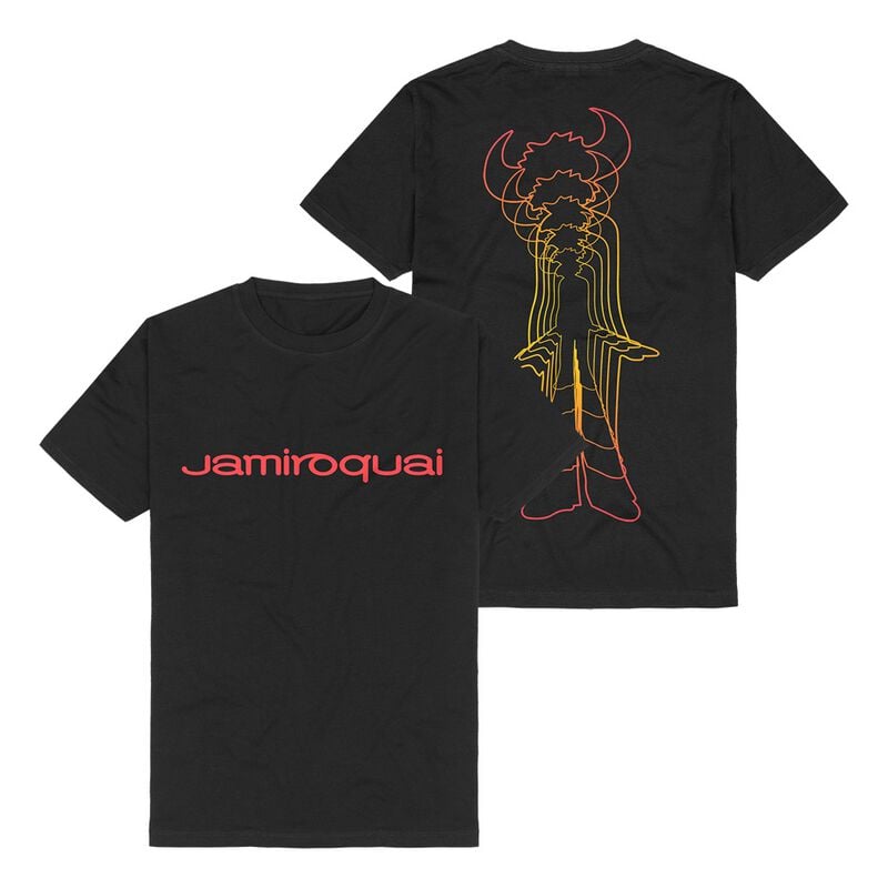 T-Shirt Manches courtes  de Jamiroquai - Buffalo Gradient - S à 3XL - pour Homme - noir - Jamiroquai