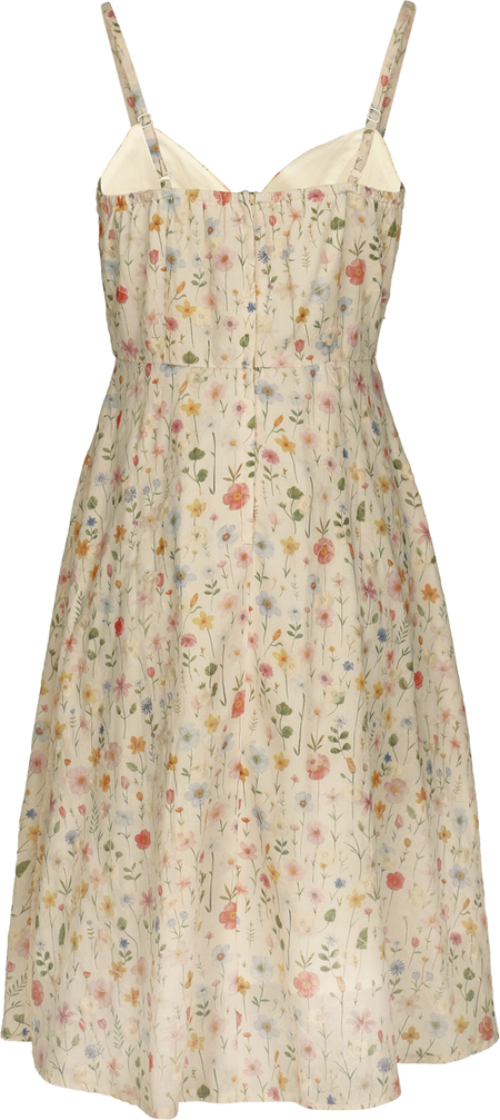 Robe mi-longue  de Voodoo Vixen - Floral - Robe d'&été - XS à 4XL - pour Femme - multicolore - Voodoo Vixen - View 2