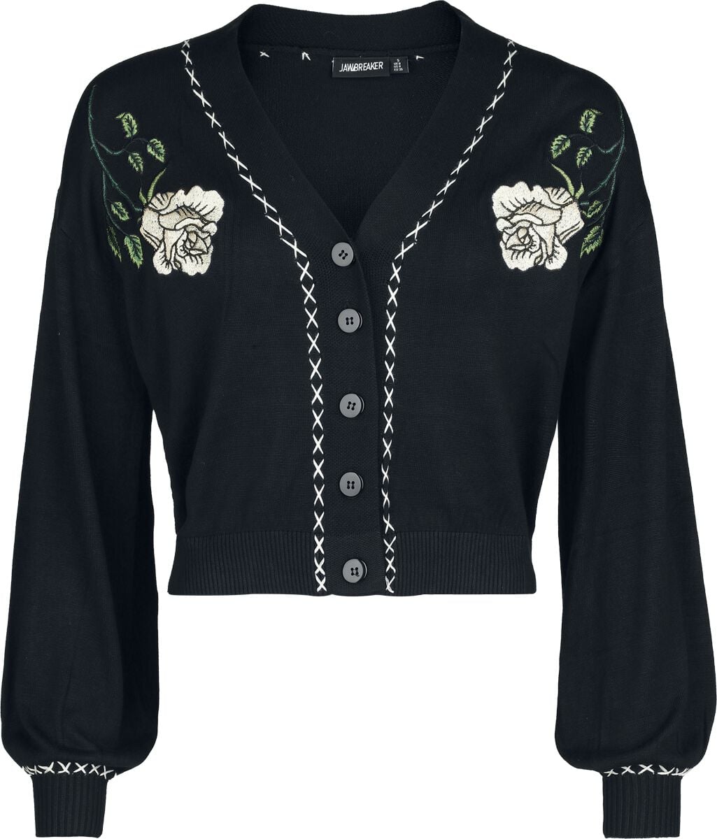Gilets & Ponchos Rockabilly de Jawbreaker - Gilet Oversize - S à XL - pour Femme - noir - Jawbreaker