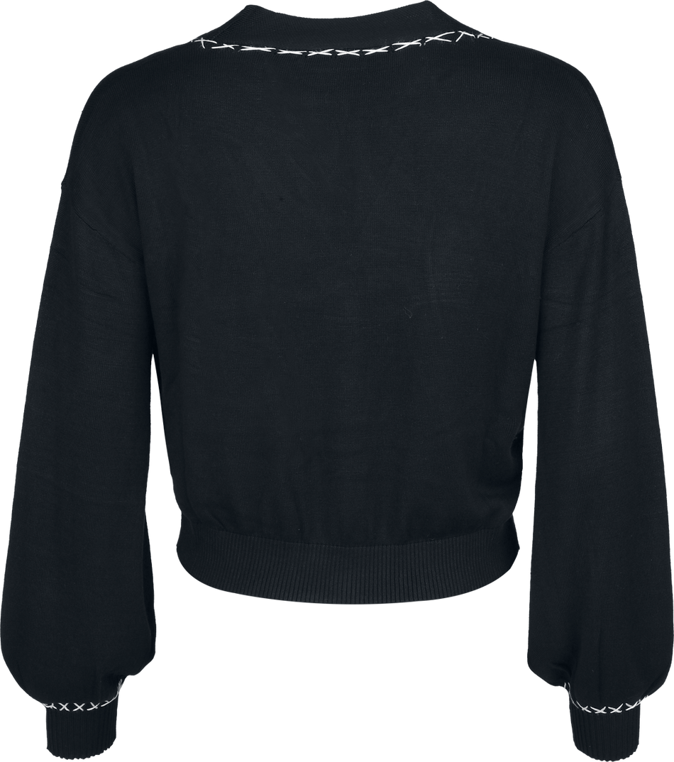 Gilets & Ponchos Rockabilly de Jawbreaker - Gilet Oversize - S à XXL - pour Femme - noir - Jawbreaker - View 2