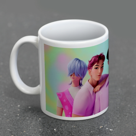 Mug  de KPop Demon Hunters - Saja Boys - pour Indifférent - multicolore - KPop Demon Hunters - View 2