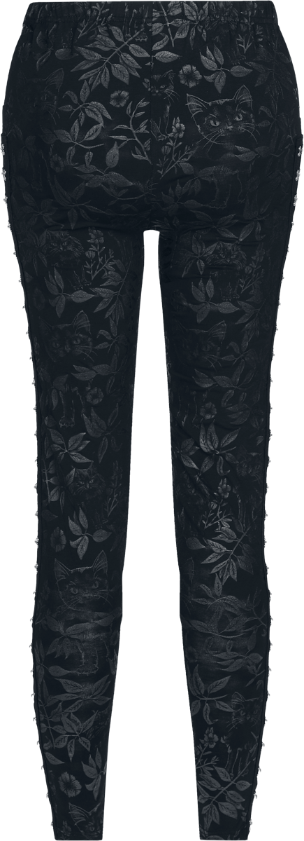 Legging Rockabilly de Jawbreaker - XS à 4XL - pour Femme - noir - Jawbreaker - View 2