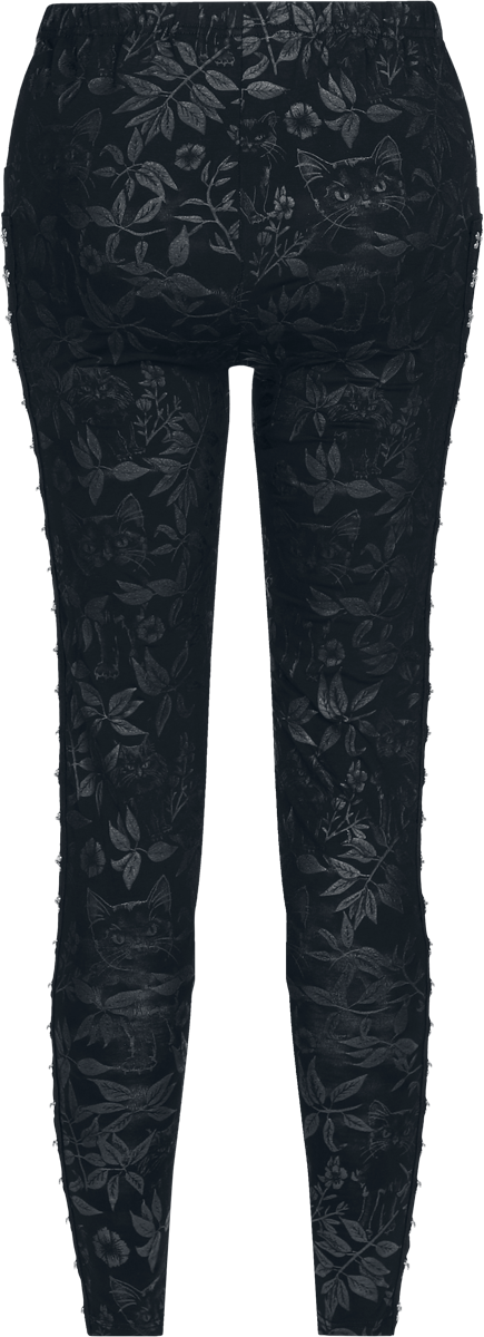 Legging Rockabilly de Jawbreaker - XS à 4XL - pour Femme - noir - Jawbreaker - View 2