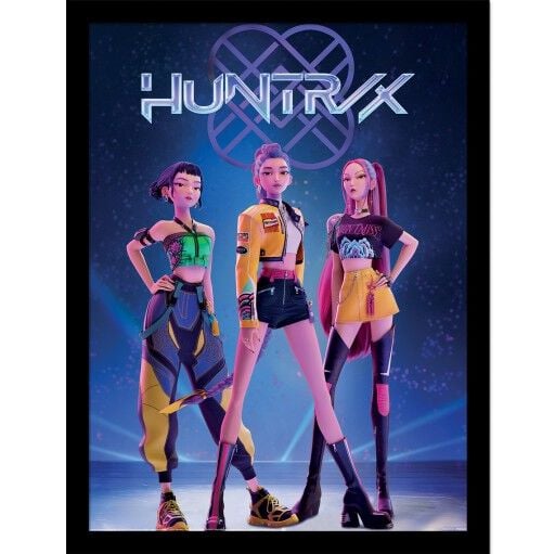 Photo encadrée  de KPop Demon Hunters - Huntrix - pour Indifférent - coloré - KPop Demon Hunters