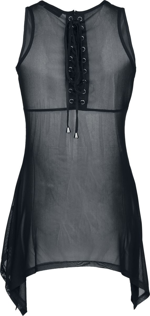 Top Rockabilly de Jawbreaker - Cosmic Cat - Haut en Mailles - XS à L - pour Femme - noir - Jawbreaker - View 2
