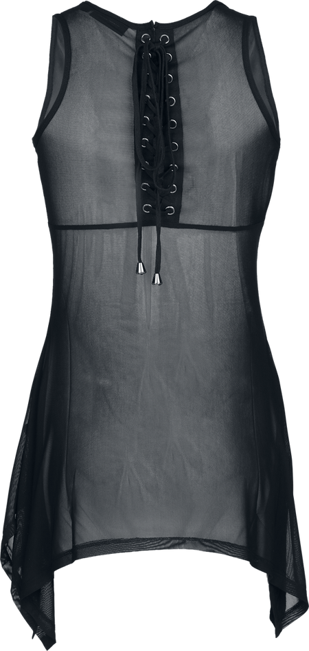 Top Rockabilly de Jawbreaker - Cosmic Cat - Haut en Mailles - XS à L - pour Femme - noir - Jawbreaker - View 2