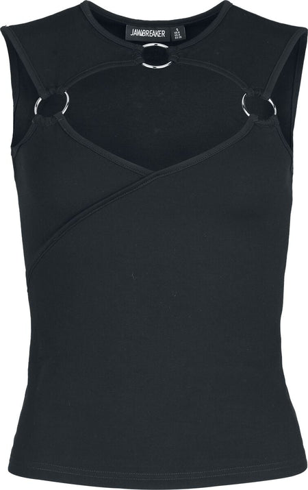 Top Rockabilly de Jawbreaker - Jersey - Débardeur - XS à XXL - pour Femme - noir - Jawbreaker