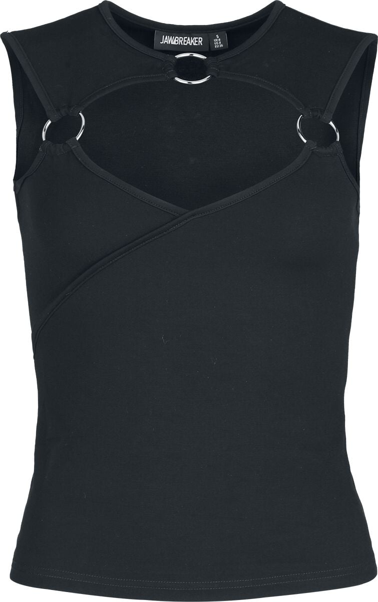 Top Rockabilly de Jawbreaker - Jersey - Débardeur - XS à XXL - pour Femme - noir - Jawbreaker