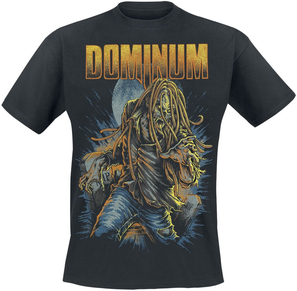 T-Shirt Manches courtes  de Dominum - Zombie Tommy - S à 4XL - pour Homme - noir - Dominum