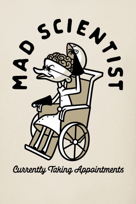 T-Shirt Manches courtes Disney de L'Étrange Noël De Monsieur Jack - Mad Scientist - S à XXL - pour Homme - naturel - L'Étrange Noël De Monsieur Jack - View 2