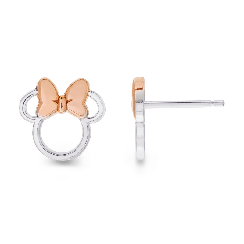 Clous d'oreilles Disney de Mickey & Minnie Mouse - Minnie Maus - pour Unisexe - couleur argent - Mickey & Minnie Mouse - View 2