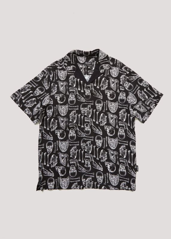 Chemise manches courtes Rockabilly de Chet Rock - Anatomist Shirt - S à XXL - pour Homme - noir - Chet Rock