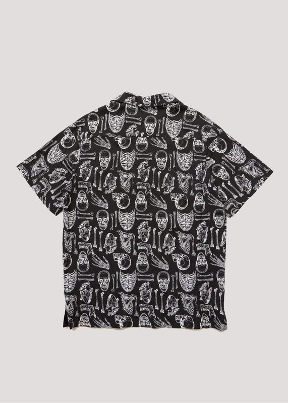 Chemise manches courtes Rockabilly de Chet Rock - Anatomist Shirt - S à XXL - pour Homme - noir - Chet Rock - View 2