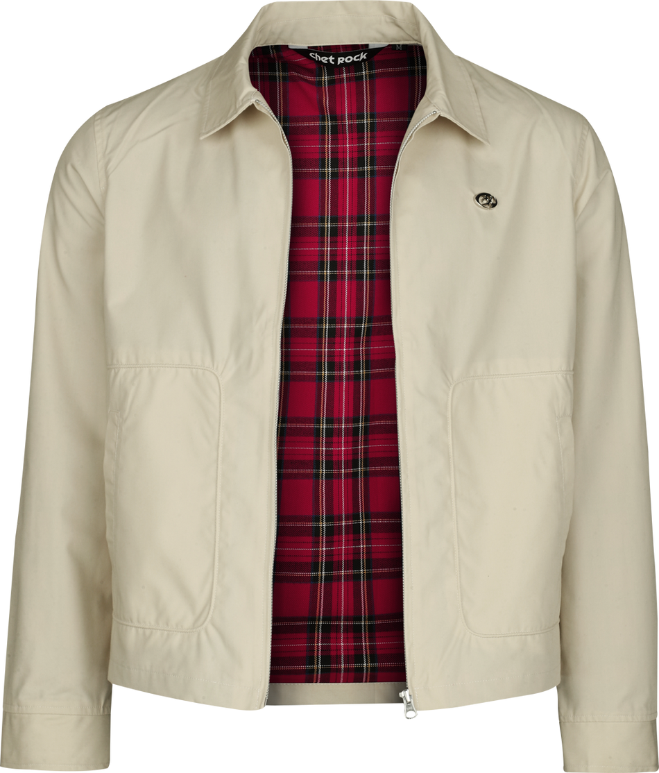 Veste mi-saison Rockabilly de Chet Rock - Drift Drizzler Jacket - S à XXL - pour Homme - sable - Chet Rock - View 2
