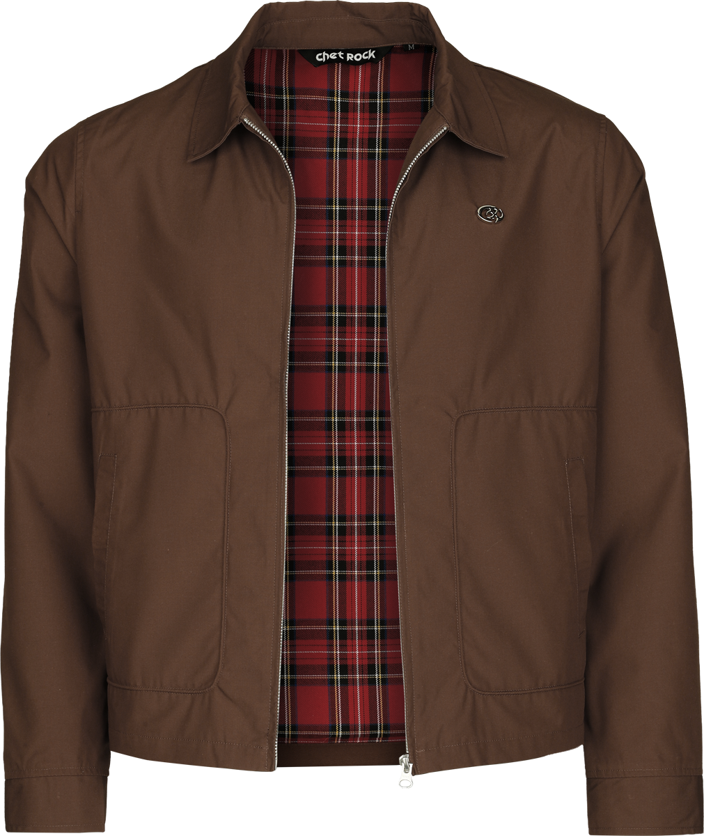 Veste mi-saison Rockabilly de Chet Rock - Drift Drizzler Jacket - S à XXL - pour Homme - marron - Chet Rock - View 2