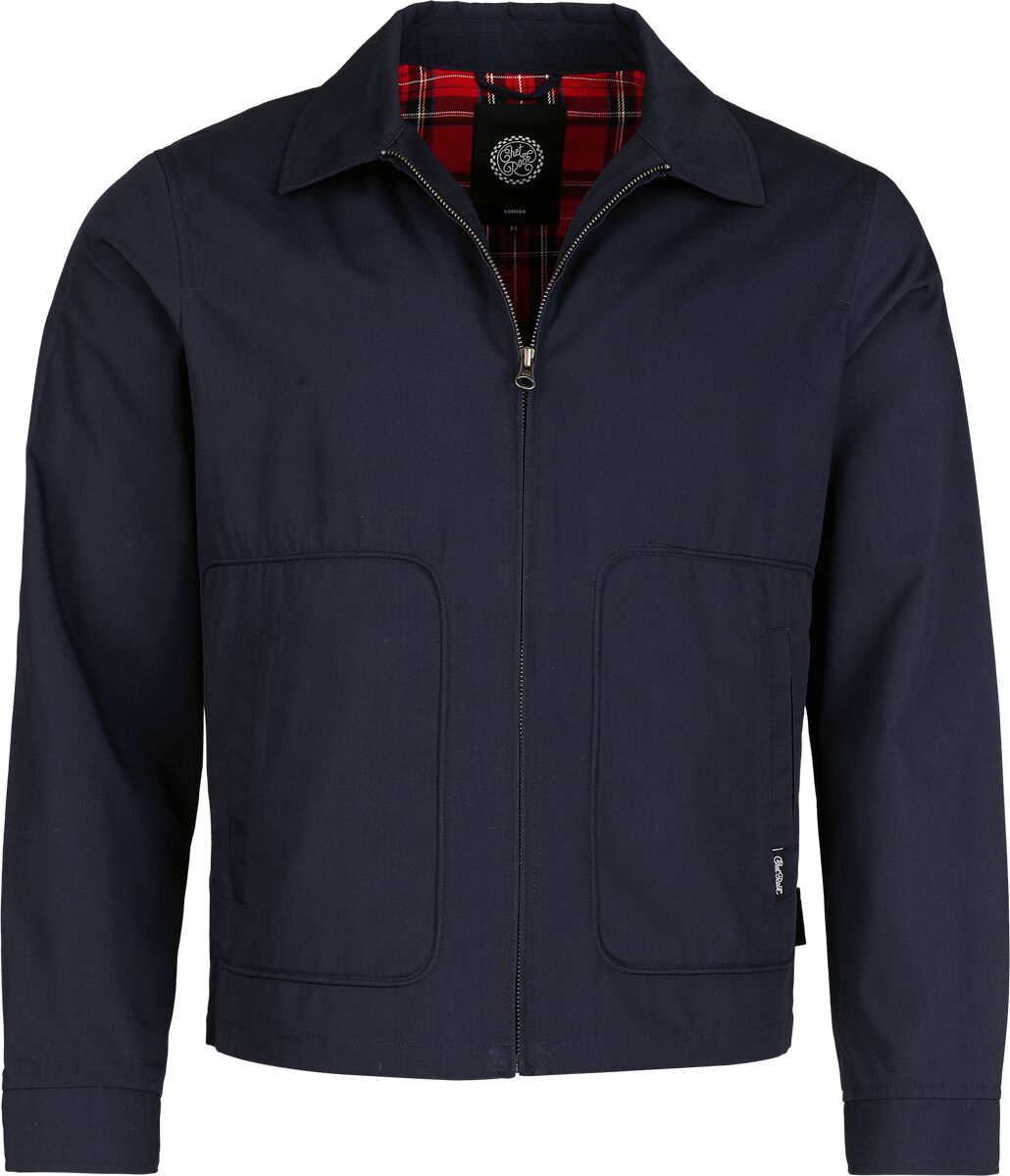 Veste mi-saison Rockabilly de Chet Rock - Frank Drizzler -  Veste - S à XXL - pour Homme - marine - Chet Rock