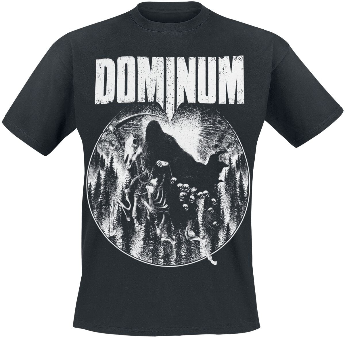 T-Shirt Manches courtes  de Dominum - Can't Kill A Dead Man - S à 3XL - pour Homme - noir - Dominum