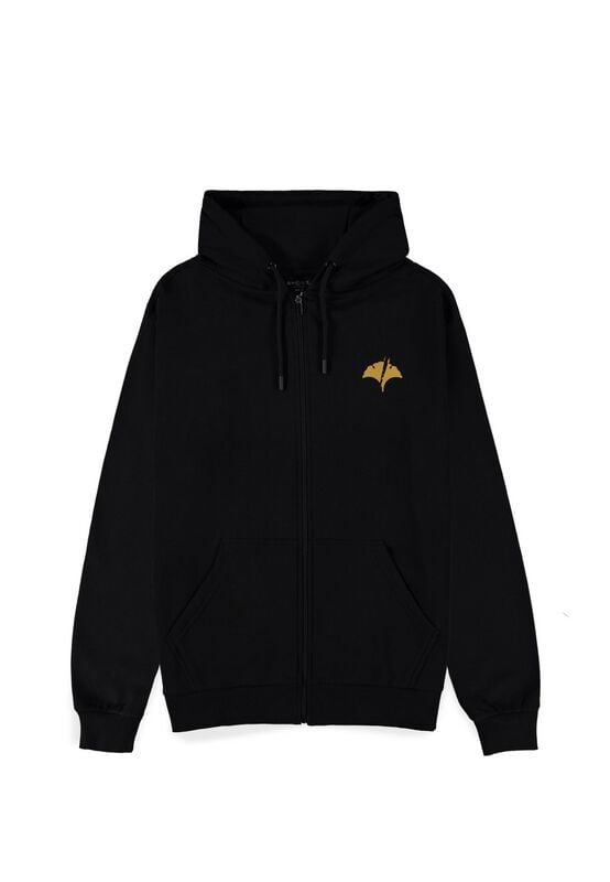 Sweat-shirt zippé à capuche Gaming de Ghost of Yotei - Atsu - S à XXL - pour Homme - noir - Ghost of Yotei