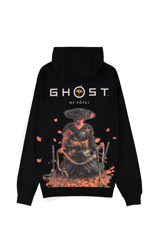 Sweat-shirt zippé à capuche Gaming de Ghost of Yotei - Atsu - S à XXL - pour Homme - noir - Ghost of Yotei - View 2