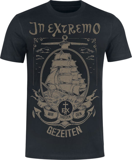 T-Shirt Manches courtes  de In Extremo - Gezeiten - S à 3XL - pour Homme - noir - In Extremo