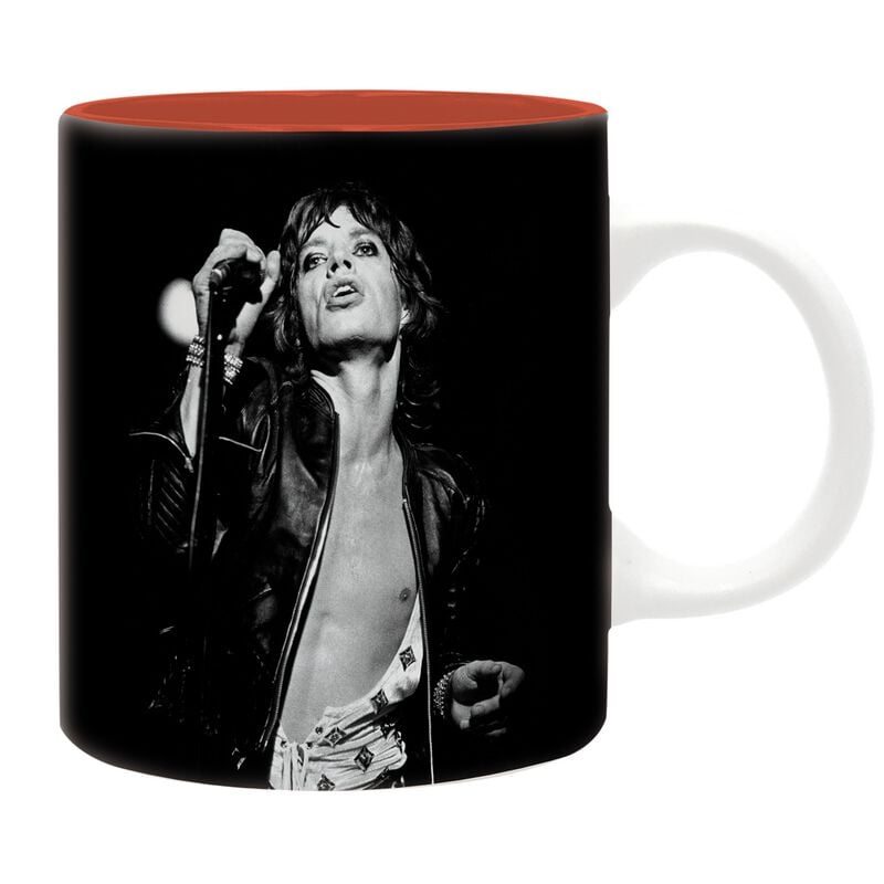 Mug  de The Rolling Stones - Jagger - Tasse mit Thermoeffekt - pour Unisexe - rouge/noir/blanc - The Rolling Stones