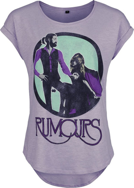 T-Shirt Manches courtes  de Fleetwood Mac - Rumors - XS à XXL - pour Femme - lilas - Fleetwood Mac
